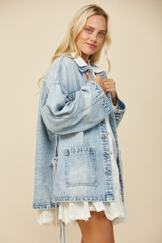 Motown Denim Oversize Jacket