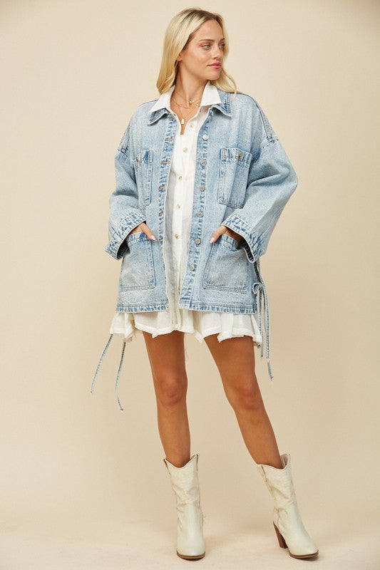 Motown Denim Oversize Jacket