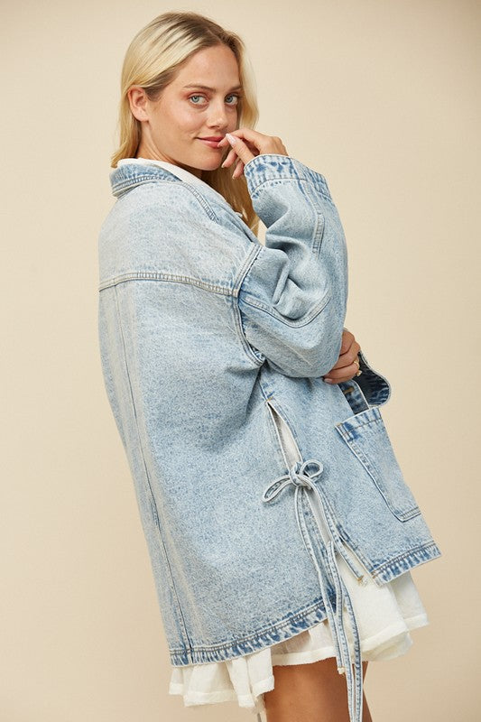 Motown Denim Oversize Jacket