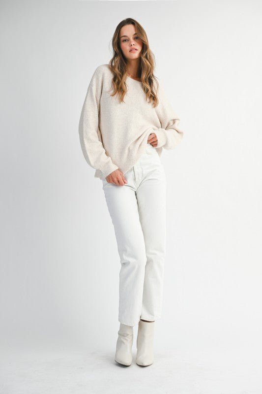 Milan Bow Sweatshirt