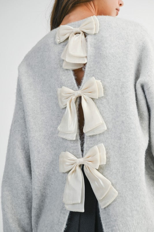 Milan Bow Sweatshirt