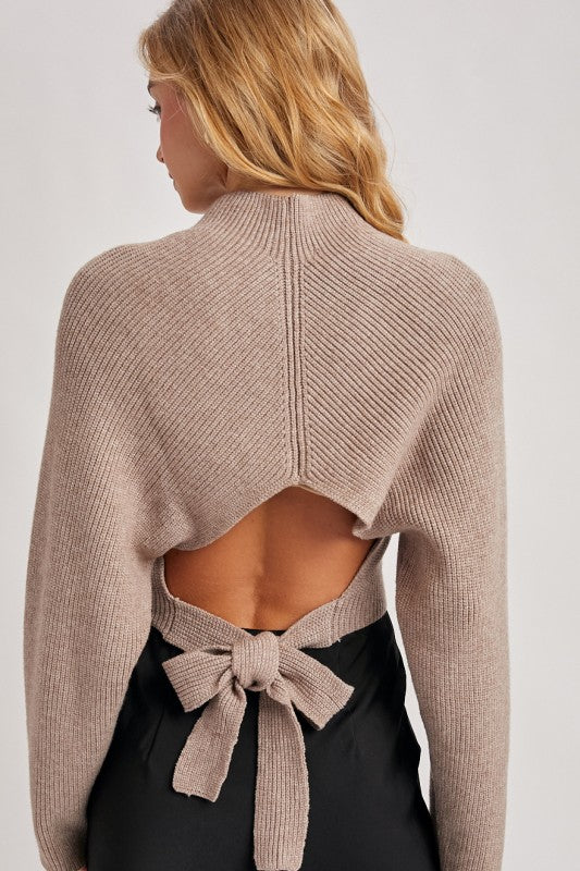 Midtown Tie Back Sweater