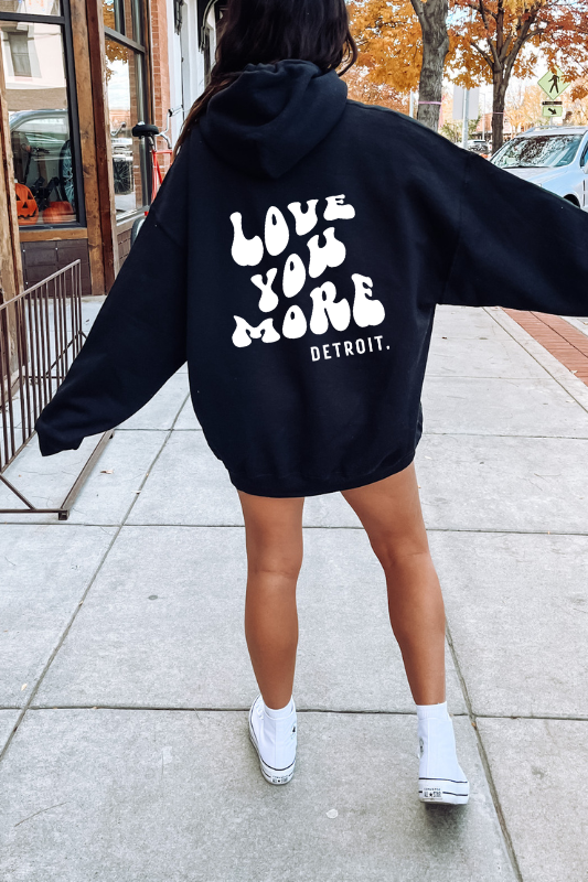 Love you More Detroit Hoodie