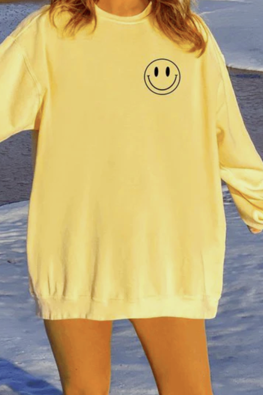 Here For the Good Times Comfort Color Sweatshirt